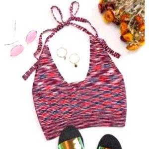 NEW Knit crop halter